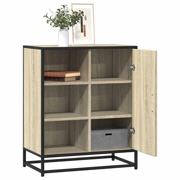 vidaXL Komoda dub sonoma 62x35x76 cm kompozitné drevo