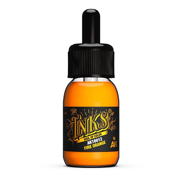 AK Interactive: Inks - Fire Orange