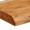 vidaXL Nástenné police 2 ks 30x20x3,5 cm, akáciový masív