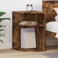 vidaXL Koncový stôl Dymová dub 39,7 x 39,7 x 60 cm Kompozitné drevo