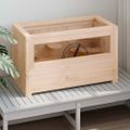 vidaXL Klietka pre škrečka 60x30x35 cm jedľové masívne drevo
