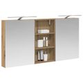 vidaXL Set kabinetov do kúpeľne 3 ks 140 x 14,5 x 70 cm