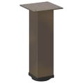 vidaXL Nohy konferenčného stolíka 4 ks, prírodná oceľ, 42-44 cm, oceľ