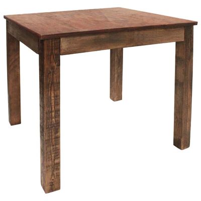 vidaXL Jedálenský stôl, zmes recyklovaného dreva 82x80x76 cm