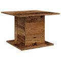 vidaXL Konferenčný stolík staré drevo 55,5x55,5x40 cm kompozitné drevo