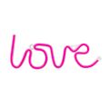 Neónové LED svetlo LOVE ružový Bat + USB FLNE05 Forever Light