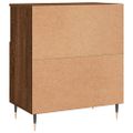 vidaXL Komoda hnedý dub 60x35x70 cm spracované drevo