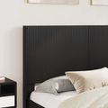 vidaXL Posteľový rám s úložným priestorom a čelom Čierna 140 x 190 cm