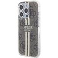 Puzdro Guess pre iPhone 15 Pro Max 6,7" GUHCP15XH4PSEGW hnedá HC IML 4G GOLD STRIPE