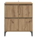 vidaXL Servírovacia skriňa Remeselný dub 60 x 35 x 70 cm