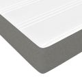 vidaXL Matrac s taštičkovými pružinami stredná tvrdosť tmavosivý 120x200x20 cm látka