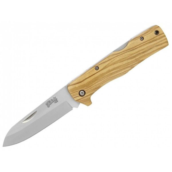 Herbertz Taschenme Olivenholz vreckový nôž 9cm (53003) drevo