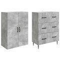 vidaXL Sada skríň 2 ks 66 x 34,5 x 90 cm Kompozitné drevo