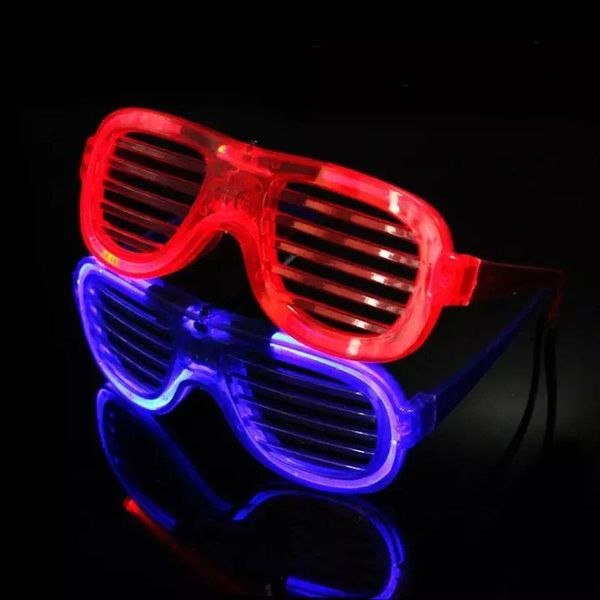 Led svetelné okuliare modrá
