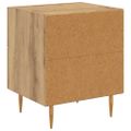 vidaXL Nočný stolík 2 ks Remeselný dub 40 x 35 x 47,5 cm