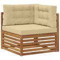 vidaXL Záhradná súprava gaučov 8 ks Prírodná a béžová