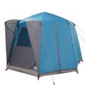 vidaXL Stan pre 3 osoby so strechou Modrá a šedá 320 x 320 x 203 cm