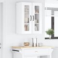 vidaXL Dvierka na umývačku Kalmar Vysoký lesk bielej 60 x 31 x 80 cm
