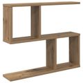 vidaXL Stenná polica Dub artisan 60 x 12 x 50,5 cm Kompozitné drevo