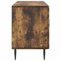 vidaXL TV skrinka Dymový dub 99 x 34,5 x 50 cm Kompozitné drevo