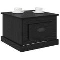 vidaXL Konferenčný stolík Čierny dub 50 x 50 x 35 cm Kompozitné drevo