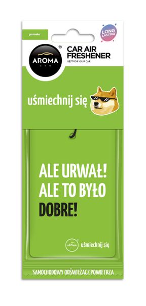 Osvěžovače vzduchu AROMA CAR LETS SMILE Pomelo