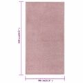 vidaXL Koberec krátky vlas 80x150 cm ružový