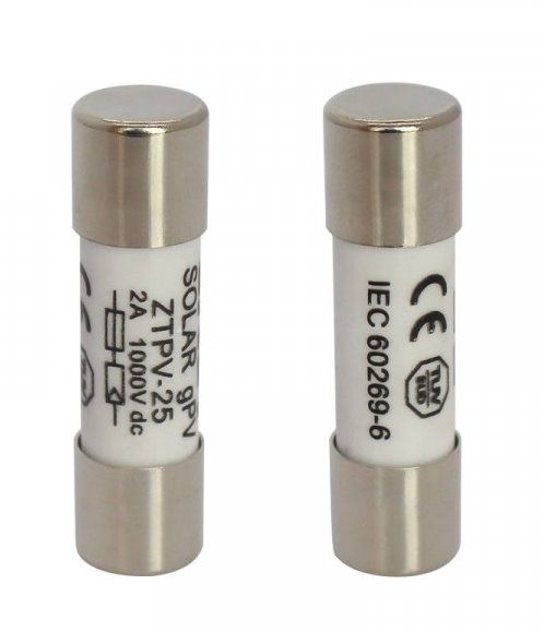 FVE DC pojistka 1000 V 10x38 mm pro solární systémy 10 A FVE DC pojistka 1000 V 10x38 mm pro solární systémy 10 A