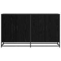 vidaXL Servírovacia skriňa Čierny dub 134 x 35 x 76 cm