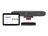Pro Zoom Rooms - súprava pre videokonferencie (dotykový ovládač Poly TC10, Mini konferenčný počítač HP, Poly Studio R30 video bar) - certifikované pre Zoom, certifikované pre Microsoft Teams - piesok (sand) - power adapter included