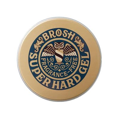 Silný gél na vlasy bez parfumácie BROSH Mini Super hard gel Fragrance free 70 g