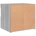 vidaXL Nočné stolíky s LED svetlami 2 ks sivý dub sonoma 50x40x45 cm