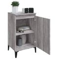 vidaXL Nočné stolíky 2 ks sivé sonoma 40x35x70 cm spracované drevo