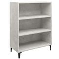 vidaXL Komoda betónovo sivá 69,5x32,5x90 cm spracované drevo