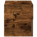 vidaXL Nástenné nočné stolíky 2 ks dymový dub 45x26x28,5 cm
