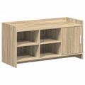 vidaXL Skriňa na topánky s úložiskom Dub sonoma 100 x 39,5 x 51 cm