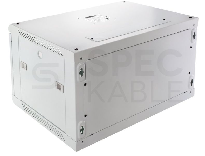 RACK skriňa závesná NEKU TS 19" 6U 350mm, sv. šedá, na samozostavenie
