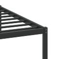 vidaXL Posteľný rám bez matraca dymový dub 160x200 cm kompozitné drevo