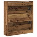 vidaXL Skriňa na topánky 80 x 21 x 87,5 cm Kompozitné drevo