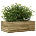 vidaXL Záhradný kvetináč 70x40x23 cm impregnovaná borovica