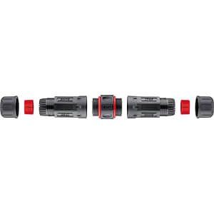 Vodotesný prepojovací box 2x RJ45 female pre káble Cat.6, tienený