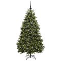 vidaXL Umelý Sklápací Vianočný Stromček Zelená 180 cm PVC a oceľ