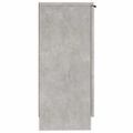 vidaXL Komoda betónovo sivá 30x30x70 cm spracované drevo