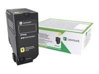 Žltá - originálna - kazeta s farbivom LCCP, Lexmark Corporate - pre Lexmark CS720de, CS720dte, CS725de, CS725dte, CX725de, CX725dhe, CX725dthe