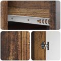vidaXL Servírovacia skriňa Staré drevo 66 x 34,5 x 92 cm