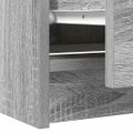 vidaXL TV skrinka Grey Sonoma 60x35x54 cm Engineered Wood
