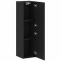 vidaXL Nástenný TV kabinet 30,5 x 30 x 110 cm Čierny dub