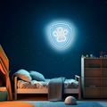 Závesná neonová LED svietiaca tabuľa Paw Patrol na plexiskle - Paw OW-130246