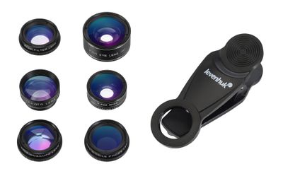 Sada objektívov pre smartphony Levenhuk Lens S7