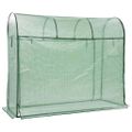 vidaXL Skleník s dverami na zips 200x80x170 cm